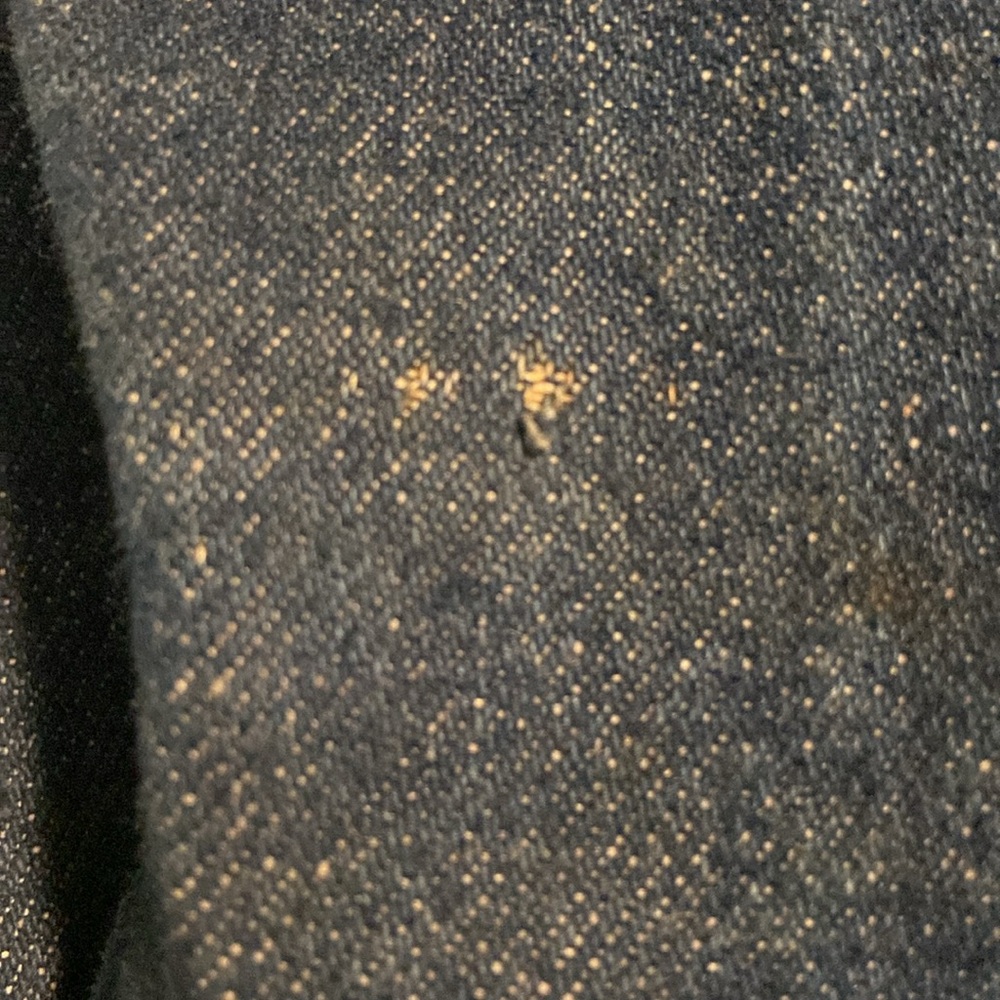 Men’s Dark Blue Denim Jacket by Levi Brand. - Picture 16 of 16